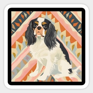 English Springer Spaniel in 70's Sticker